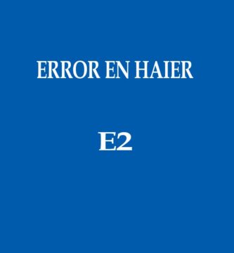 Error H2 en la marca HAIER 1 Error H2 en la marca HAIER
